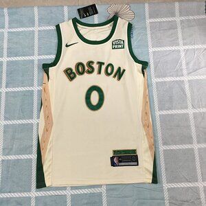 NBA Nike Boston Celtics Jayson Tatum #0 White Jersey